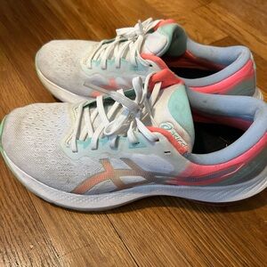 ASICS Women's Running Shoes - White and Pink